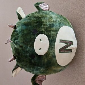 Squishmallows Duke the Dragon 12" Green "N" Collectible Plush